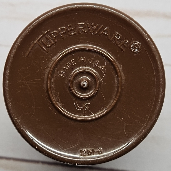 Tupperware Cup Tumblers Small 6 oz Juice #1251 Harvest Brown Orange Vintage 70s - Picture 7 of 7